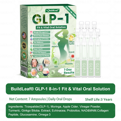 🍃𝖮𝖿𝖿𝗂𝖼𝗂𝖺𝗅 𝖲𝗍𝗈𝗋𝖾 | 𝑩𝒖𝐢𝒍𝒅𝑳𝒆𝐚𝒇® GL𝐏-1 8-𝒊𝒏-1 𝙁𝙞𝙩 & 𝙑𝙞𝙩𝙖𝙡 𝖮𝗋𝖺𝗅 𝙎𝙤𝙡𝙪𝙩𝙞𝙤𝙣  (𝑱𝒖𝒔𝒕 𝒐𝒏𝒄𝒆 𝒂 𝒅𝒂𝒚, 𝒗𝒊𝒔𝒊𝒃𝒍𝒆 𝒄𝒉𝒂𝒏𝒈𝒆𝒔 𝒊𝒏 7 𝒅𝒂𝒚𝒔) ✅ 𝑭𝒐𝒓 𝒐𝒃𝒆𝒔𝒊𝒕𝒚, 𝒄𝒂𝒓𝒅𝒊𝒐𝒗𝒂𝒔𝒄𝒖𝒍𝒂𝒓 𝒉𝒆𝒂𝒍𝒕𝒉, 𝒅𝒊𝒂𝒃𝒆𝒕𝒆𝒔, 𝒔𝒍𝒆𝒆𝒑 𝒂𝒑𝒏𝒆𝒂, 𝒈𝒖𝒕 𝒉𝒆𝒂𝒍𝒕𝒉, 𝒋𝒐𝒊𝒏𝒕 𝒊𝒔𝒔𝒖𝒆𝒔, 𝒂𝒏𝒅 𝒎𝒐𝒓𝒆