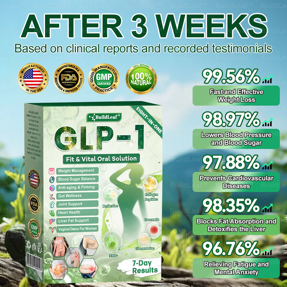 🍃𝖮𝖿𝖿𝗂𝖼𝗂𝖺𝗅 𝖲𝗍𝗈𝗋𝖾 | 𝑩𝒖𝐢𝒍𝒅𝑳𝒆𝐚𝒇® GL𝐏-1 8-𝒊𝒏-1 𝙁𝙞𝙩 & 𝙑𝙞𝙩𝙖𝙡 𝖮𝗋𝖺𝗅 𝙎𝙤𝙡𝙪𝙩𝙞𝙤𝙣  (𝑱𝒖𝒔𝒕 𝒐𝒏𝒄𝒆 𝒂 𝒅𝒂𝒚, 𝒗𝒊𝒔𝒊𝒃𝒍𝒆 𝒄𝒉𝒂𝒏𝒈𝒆𝒔 𝒊𝒏 7 𝒅𝒂𝒚𝒔) ✅ 𝑭𝒐𝒓 𝒐𝒃𝒆𝒔𝒊𝒕𝒚, 𝒄𝒂𝒓𝒅𝒊𝒐𝒗𝒂𝒔𝒄𝒖𝒍𝒂𝒓 𝒉𝒆𝒂𝒍𝒕𝒉, 𝒅𝒊𝒂𝒃𝒆𝒕𝒆𝒔, 𝒔𝒍𝒆𝒆𝒑 𝒂𝒑𝒏𝒆𝒂, 𝒈𝒖𝒕 𝒉𝒆𝒂𝒍𝒕𝒉, 𝒋𝒐𝒊𝒏𝒕 𝒊𝒔𝒔𝒖𝒆𝒔, 𝒂𝒏𝒅 𝒎𝒐𝒓𝒆