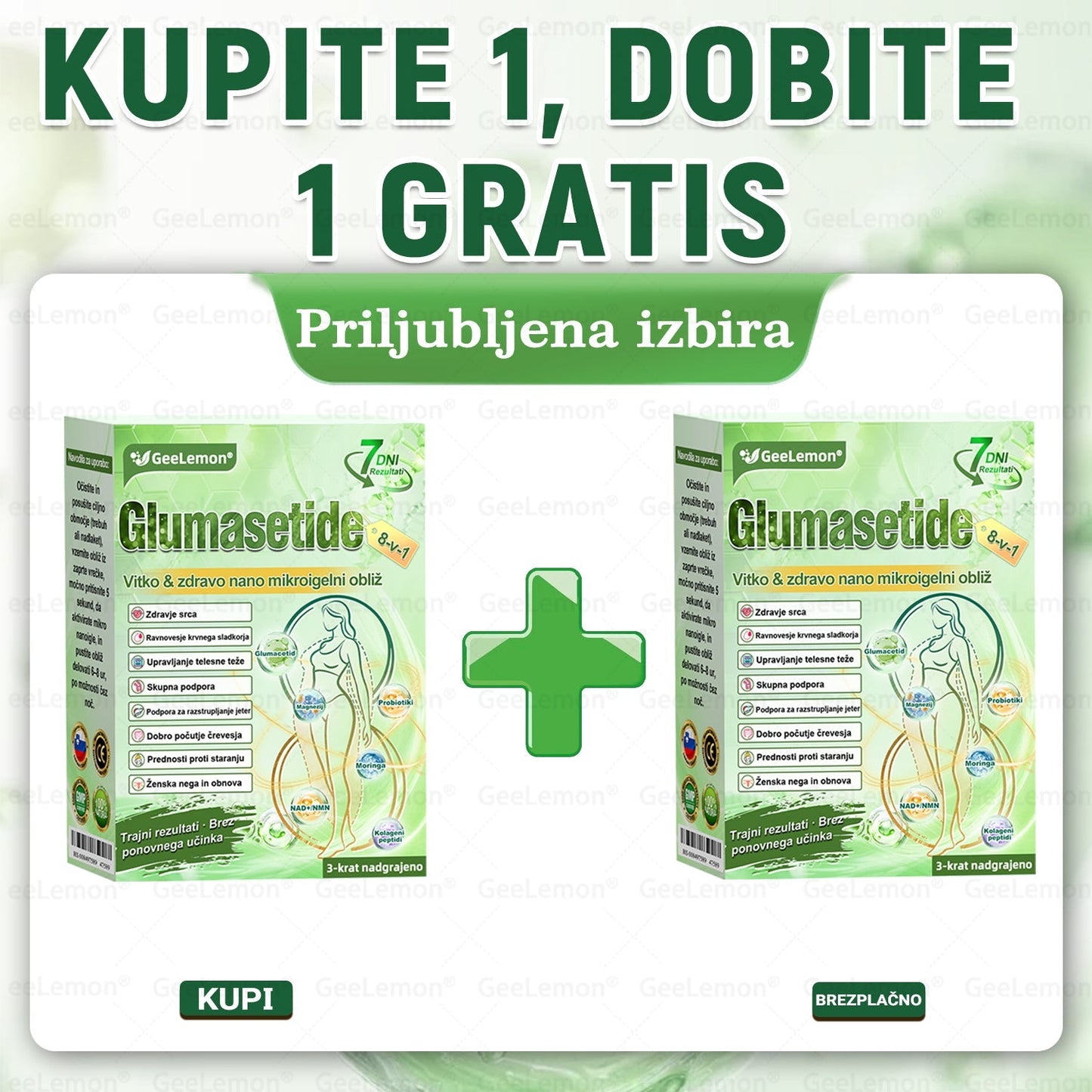 🎁 🎁Na voljo je ostalo le še 5 škatel! Zdaj vam ponujamo dodatnih 50 % popusta! Bodite fit in zdravi. Če te priložnosti ne izkoristite zdaj, bo naslednja možnost šele prihodnje leto!